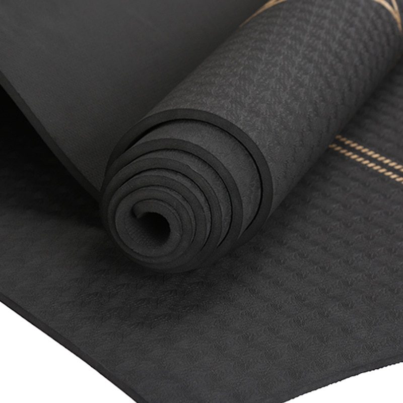 Tapis de Yoga TPE antid rapant 6mm nouveau Design gymnastique Fitness Pilates pour femmes d butantes 3