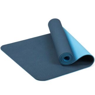 tapis simple bleu 1