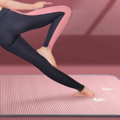Tapis de Yoga pais NRB 10MM 15MM antid rapant pour Fitness Pilates exercices avec Bandages XA146 2