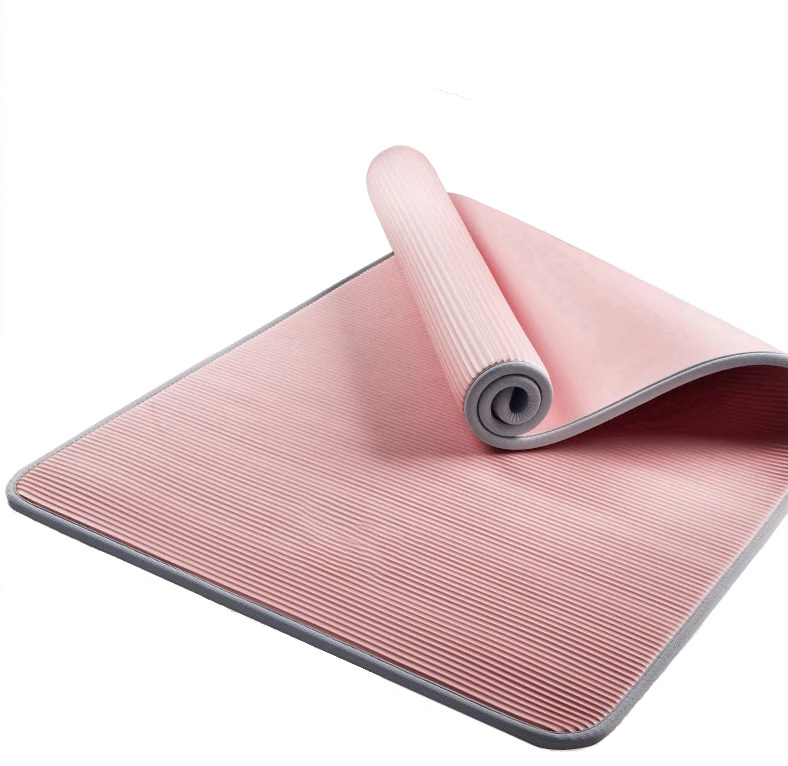 Tapis de pilates rose très épais (15 mm) 