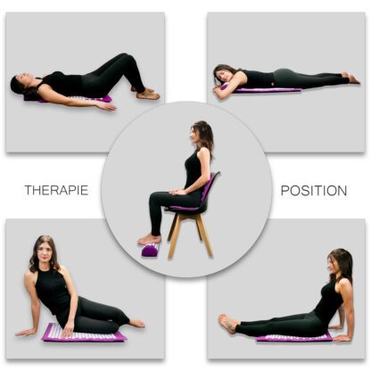 Tapis d acupression de Yoga soulage le Stress les douleurs de dos et de corps coussin 1